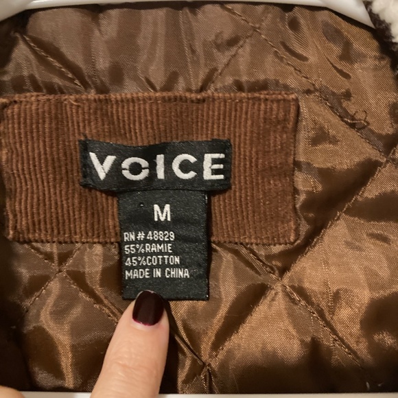 90's Vintage Corduroy Brown Bomber Jacket - Picture 2 of 11